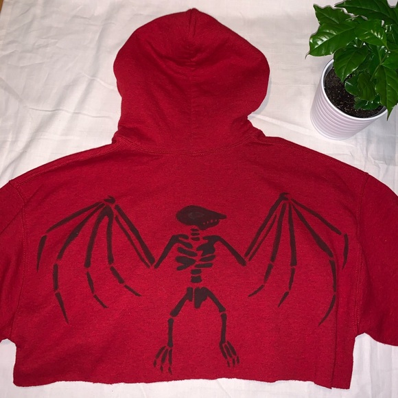 Cropped hoodie sweater - Picture 2 of 2